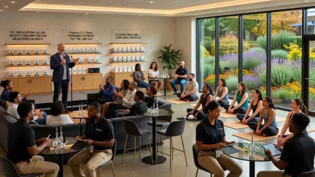 D.C. Dispensaries Bet on On-Site Lounges as Regional Prices Drop