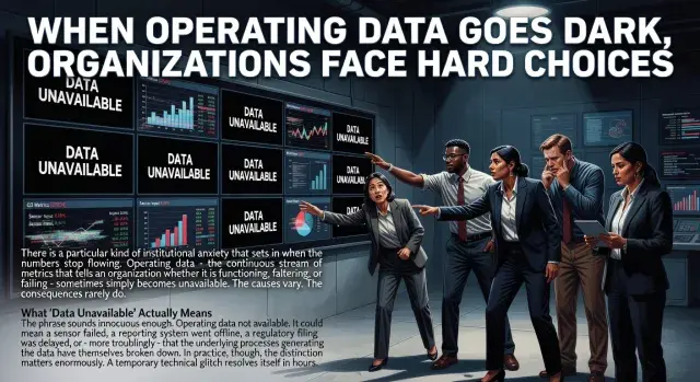 When Operating Data Goes Dark, Organizations Face Hard Choices