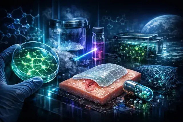 Green Cross-Linking Transforms PVA into Sustainable Biomedical Materials