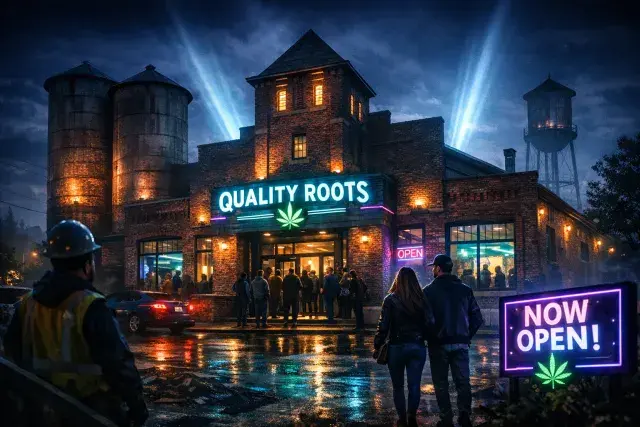 Quality Roots Transforms Ypsilanti's Historic Farm Bureau Building into Marijuana Dispensary