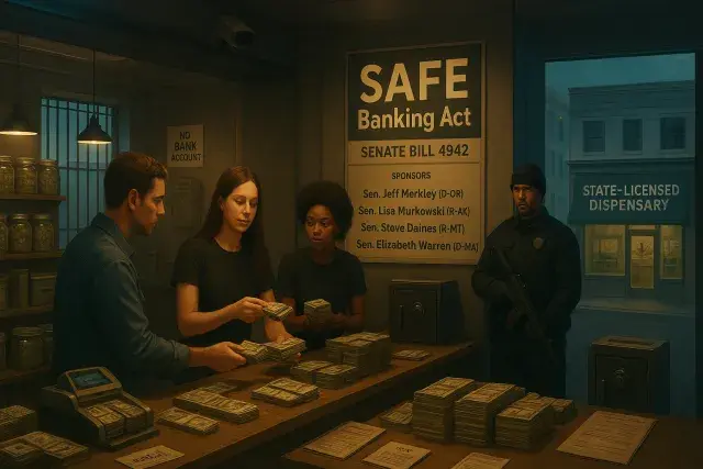 SAFE Banking Act Returns to Senate, Pressing Dispensaries on Cash Dependence