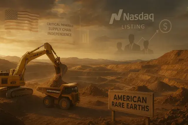 American Rare Earths Targets Nasdaq Listing to Unlock Institutional Capital