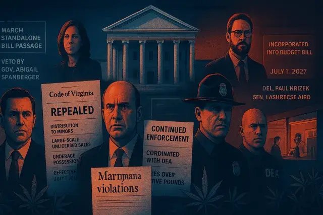 Virginia's Cannabis Legalization Bill Creates Enforcement Void, Alarming Prosecutors