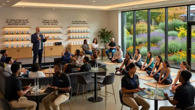 D.C. Dispensaries Bet on On-Site Lounges as Regional Prices Drop