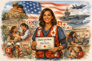 Myka Green Earns Red Cross Volunteer Honor for Military Family Support